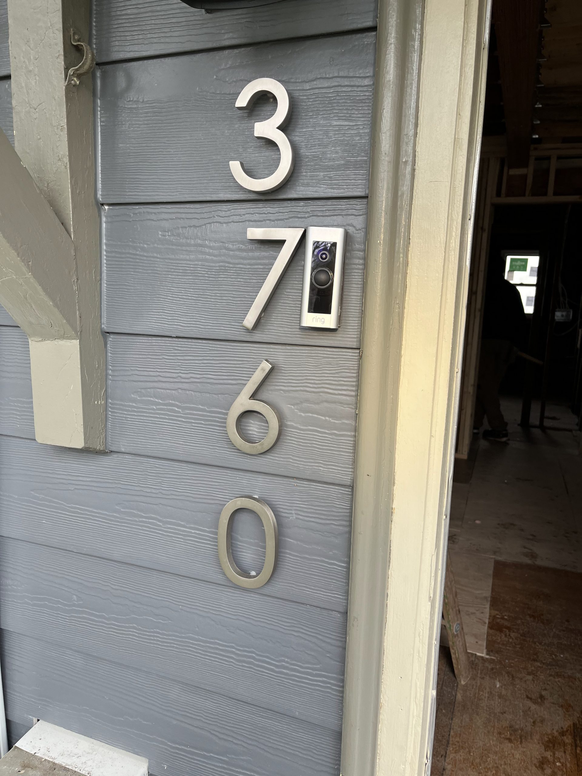 Installed Video Doorbell