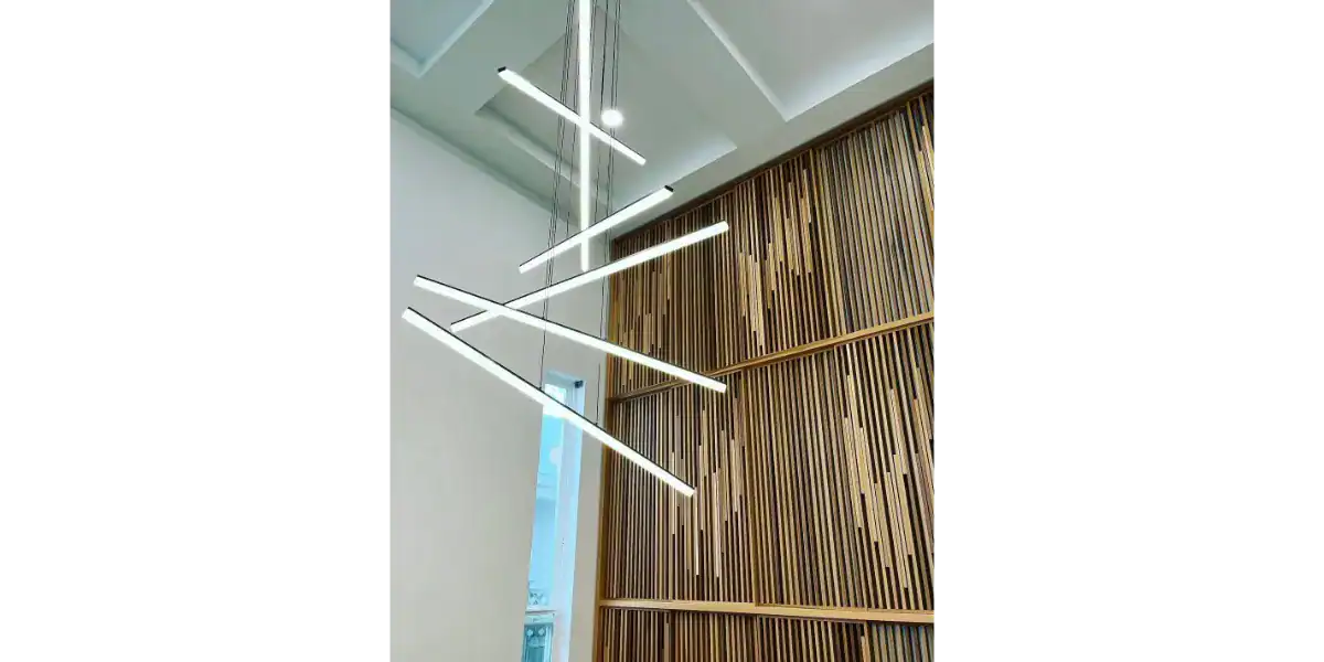 Pendant LED light fixture installation Richmond BC