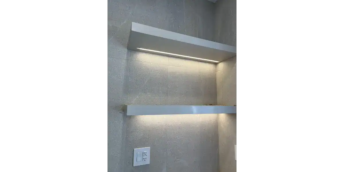 Under cabinet LED lighting installation Richmond BC